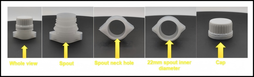 Characteristic of water bag spout stand pouch cap (HL220D)